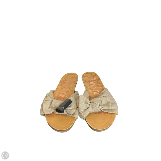Sandals Flats By Blowfish In Grey, Size: 6.5
