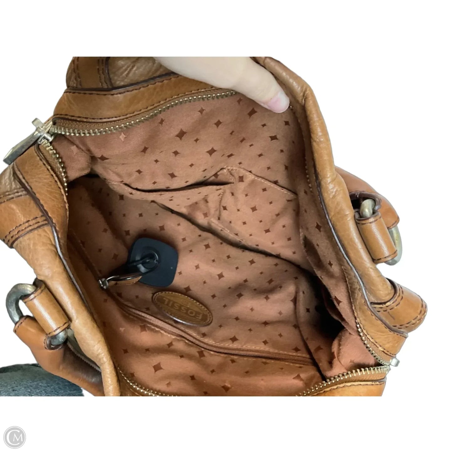 Handbag By Fossil, Size: Medium