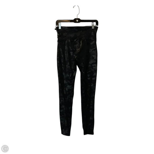 Athletic Leggings By Spanx In Black, Size: L