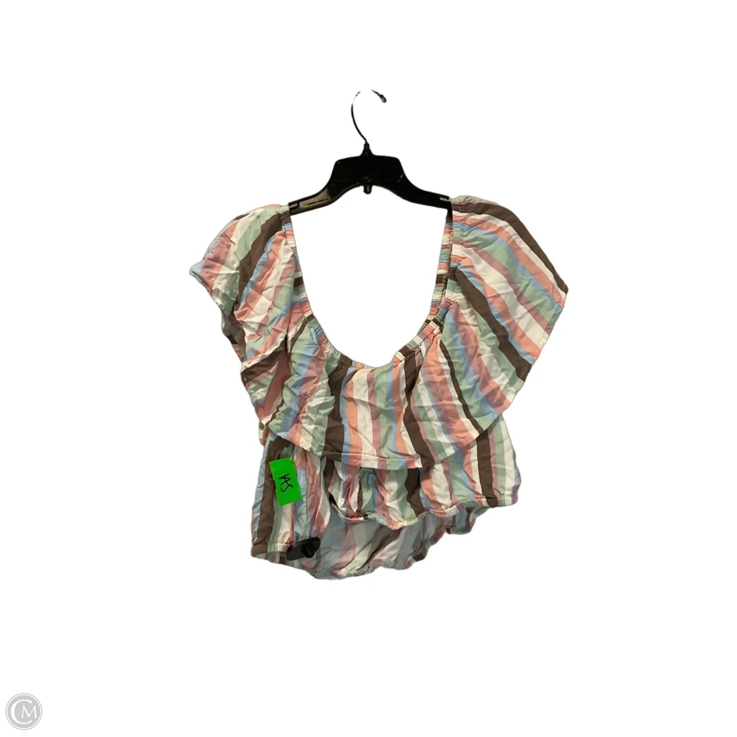 Top Short Sleeve By Torrid In Striped Pattern, Size: 3x