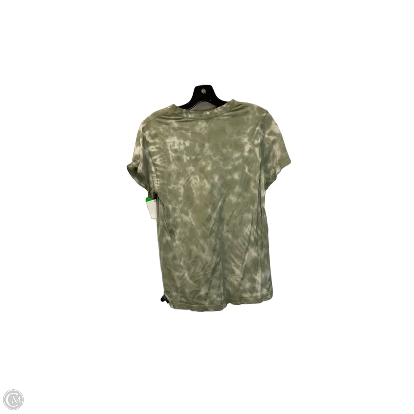 Athletic Top Short Sleeve By Lululemon In Green, Size: 0