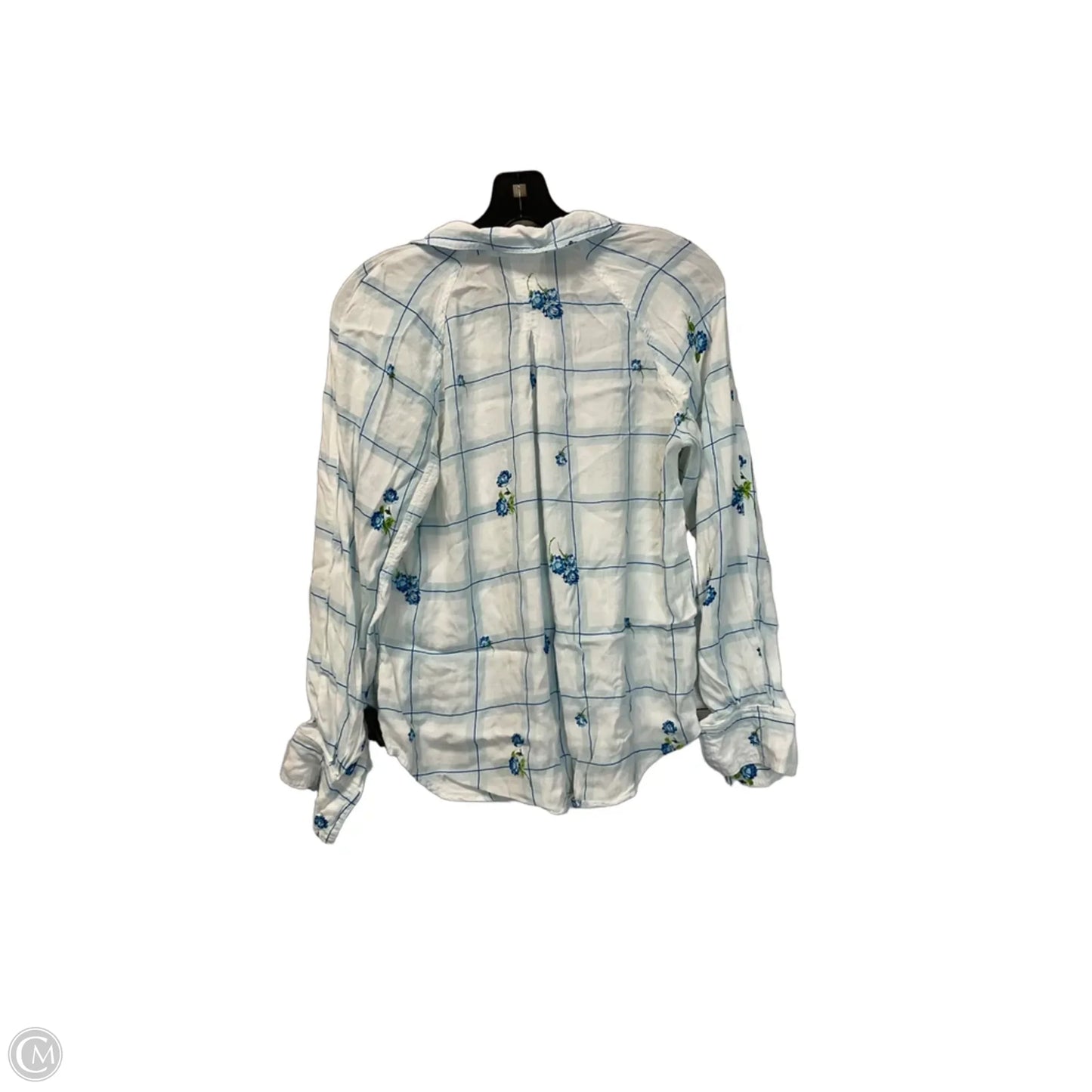 Top Long Sleeve By Free People In Blue, Size: S