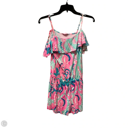 Romper Designer By Lilly Pulitzer In Pink, Size: Xs
