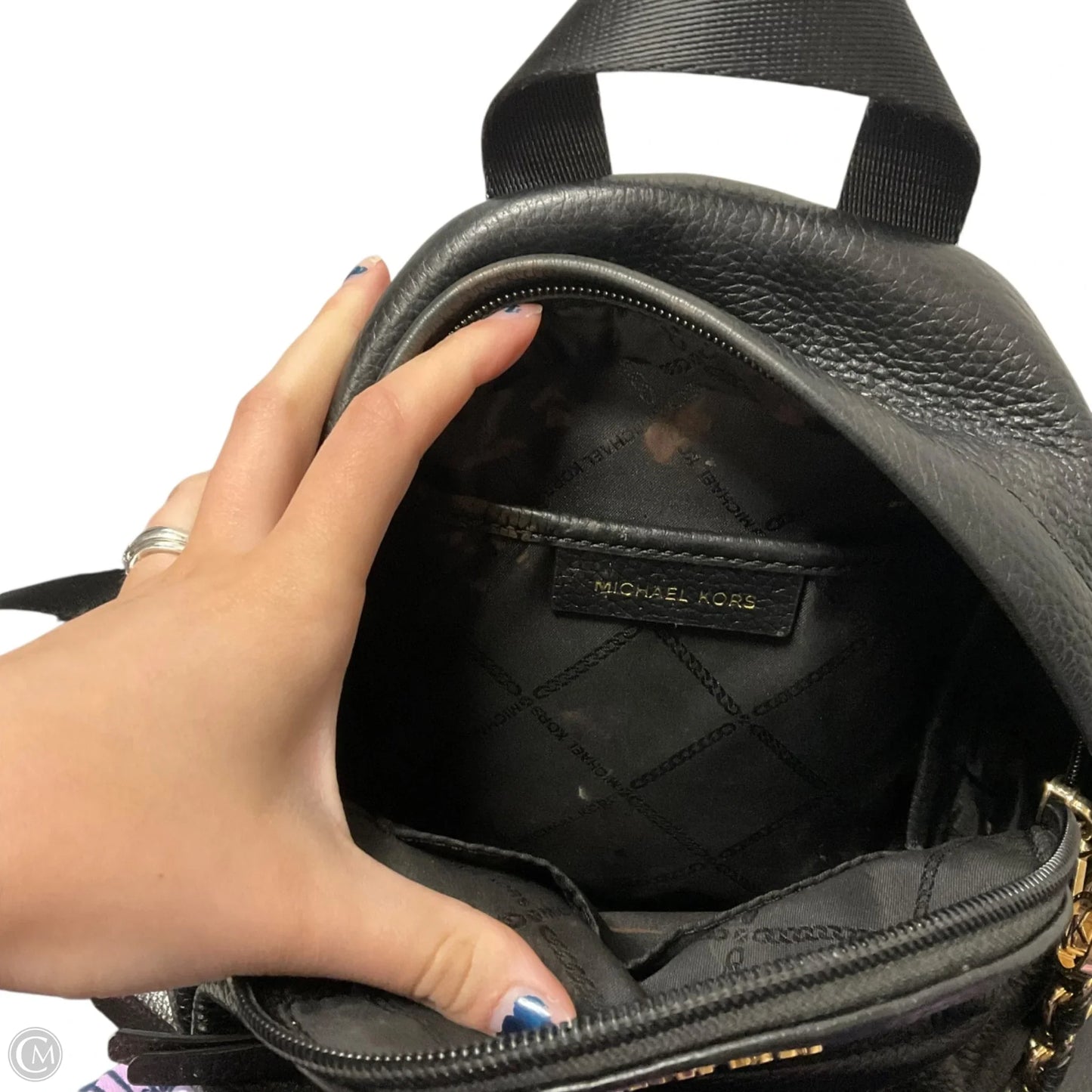 Backpack Designer By Michael Kors, Size: Small