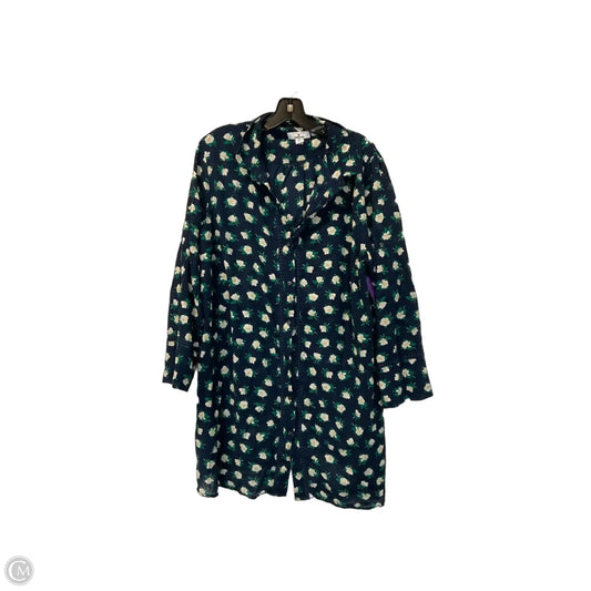 Top 3/4 Sleeve By Lands End In Blue, Size: 2x