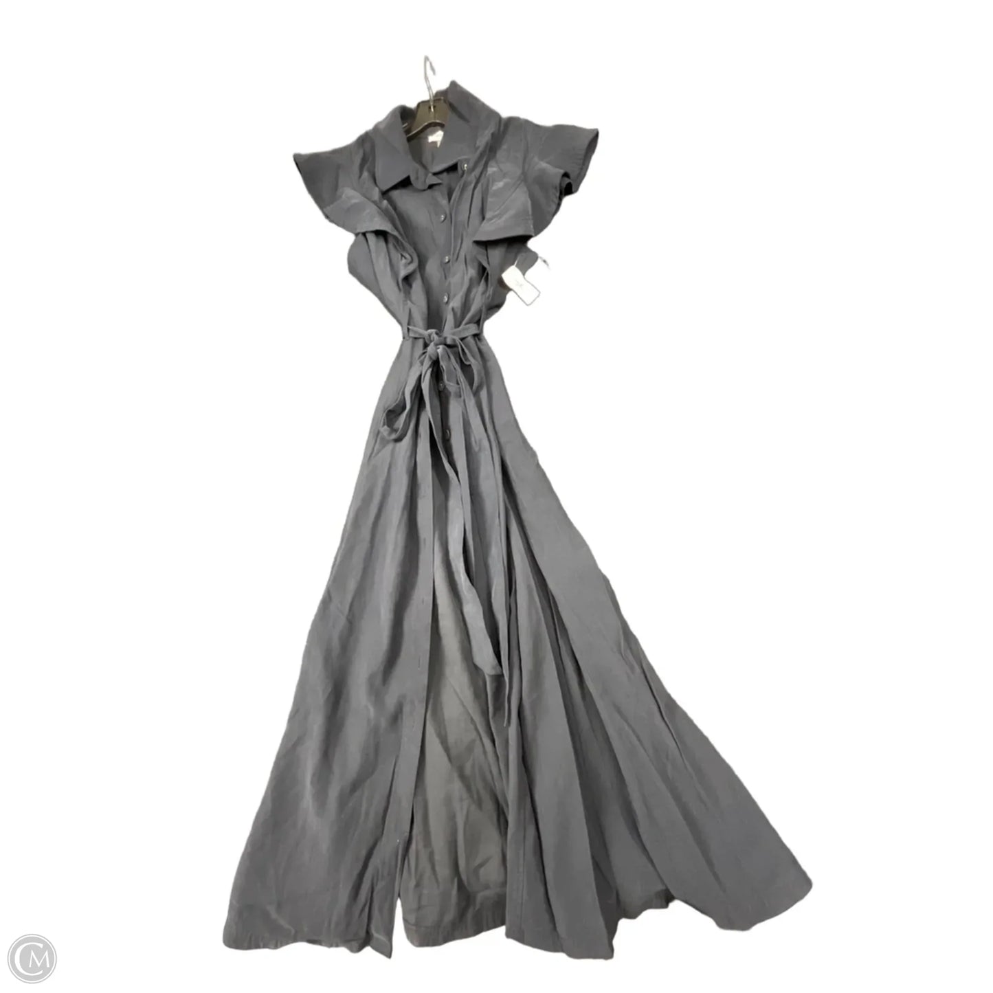 Dress Casual Midi By Calvin Klein In Blue, Size: 16