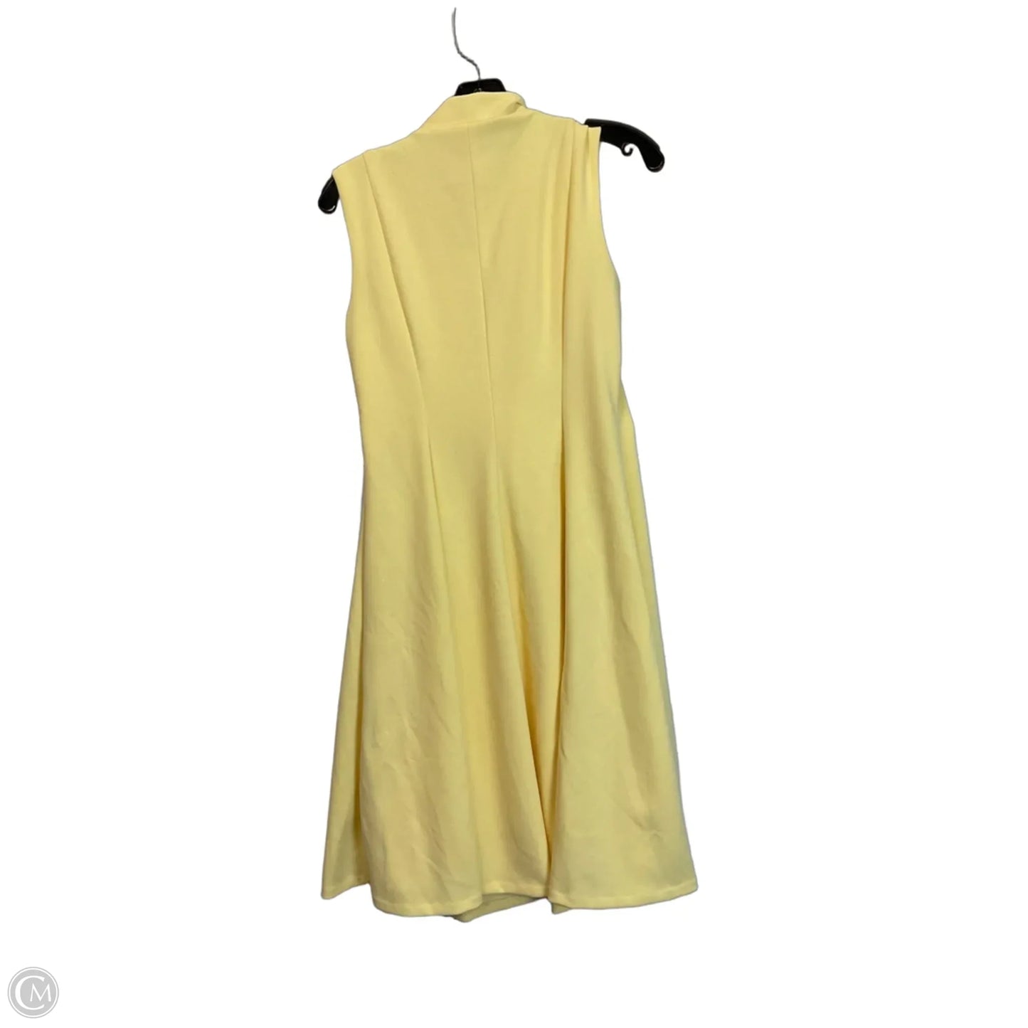 Dress Casual Short By Calvin Klein In Yellow, Size: 4