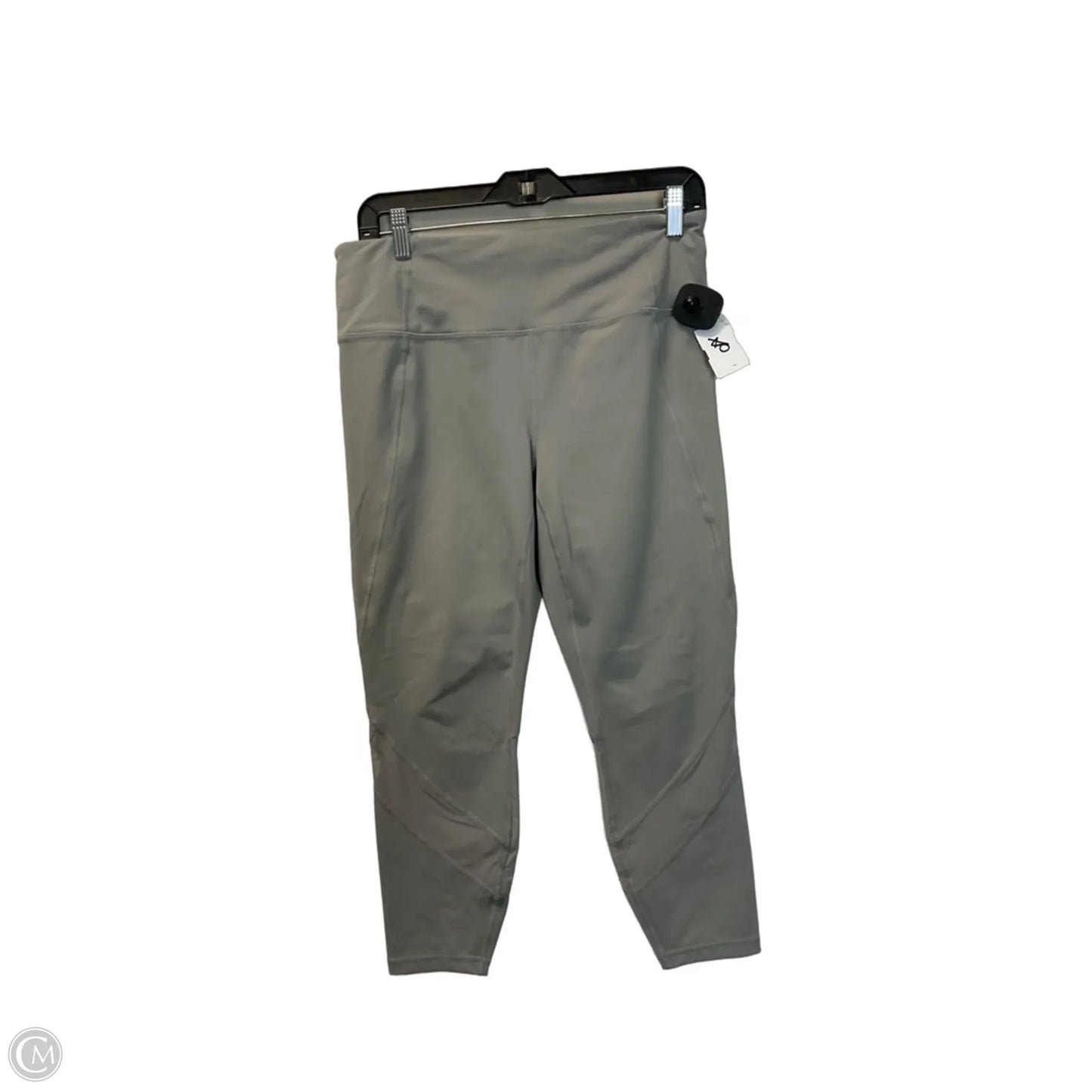 Athletic Leggings By Athleta In Grey, Size: L