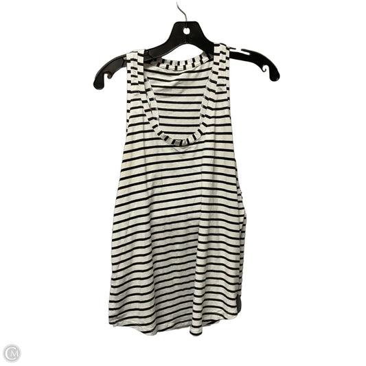 Athletic Tank Top By Lululemon In Striped Pattern, Size: M