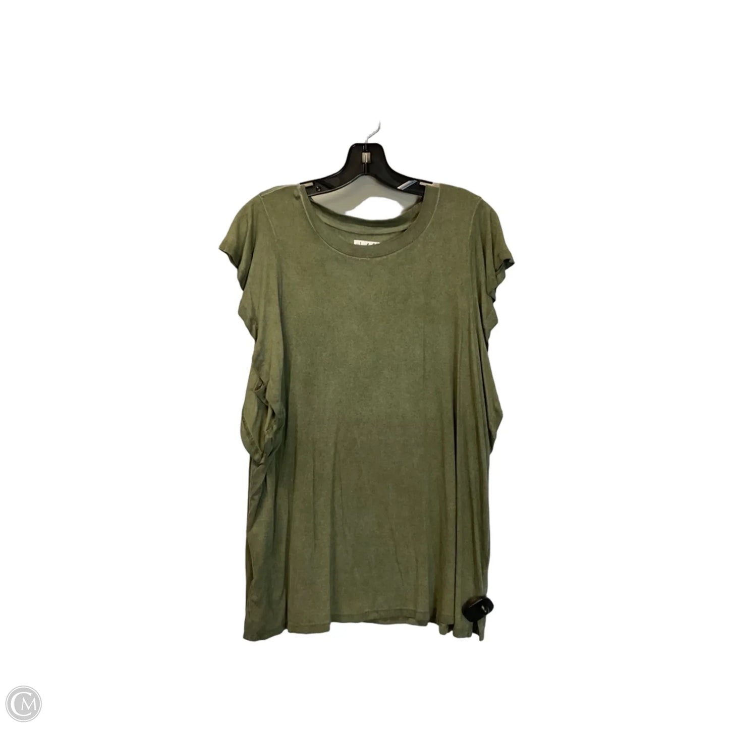 Top Sleeveless By Wonderly In Green, Size: Xl