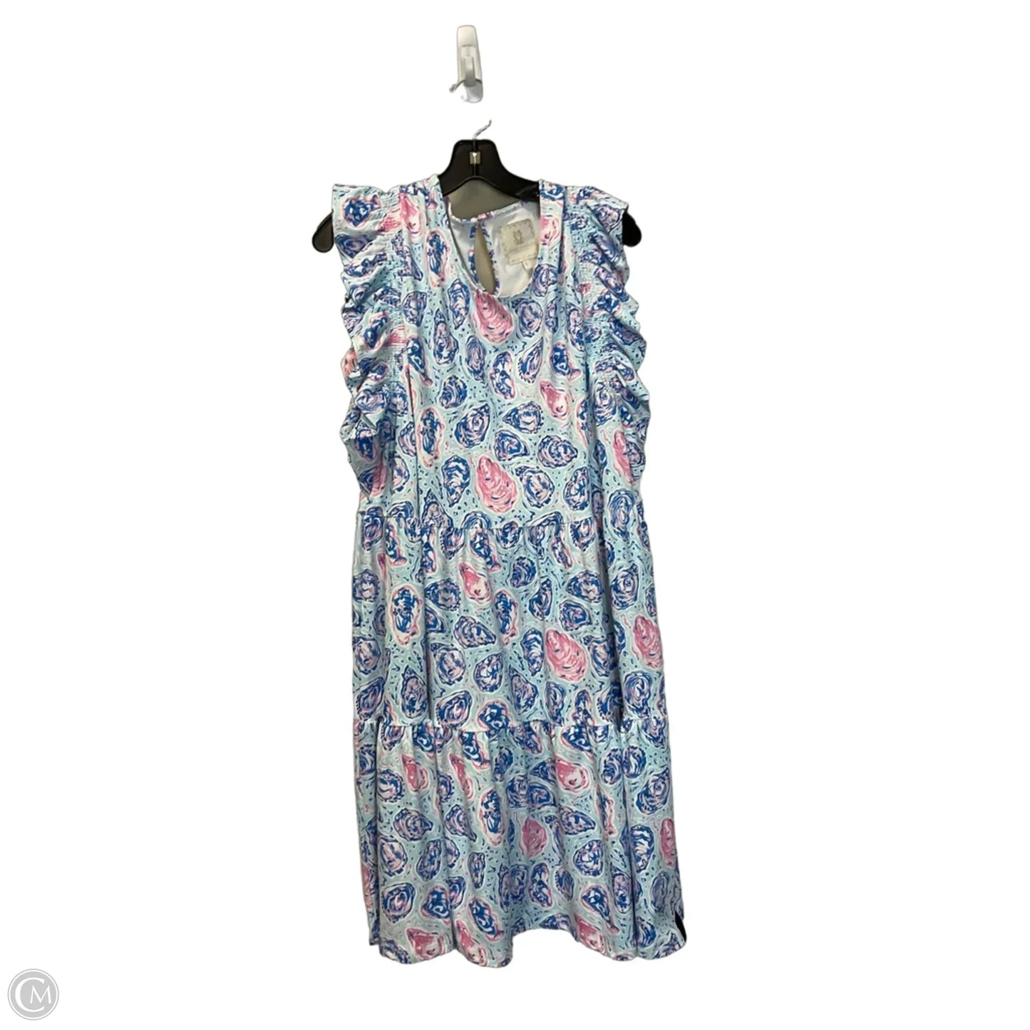 Dress Casual Short By Simply Southern In Blue, Size: L