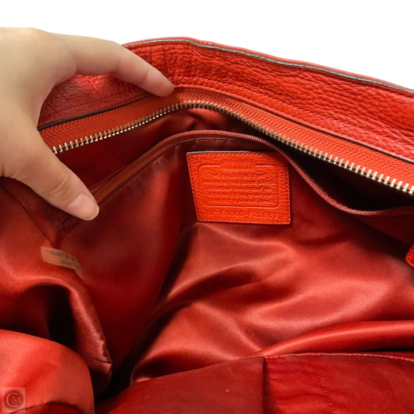 Handbag Designer By Coach, Size: Large
