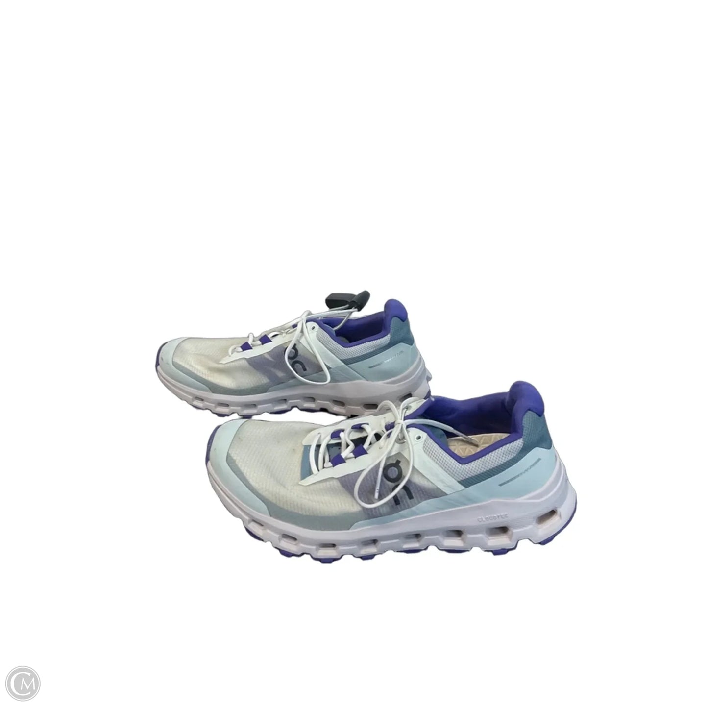 Shoes Athletic By On Cloud In Purple & White, Size: 7