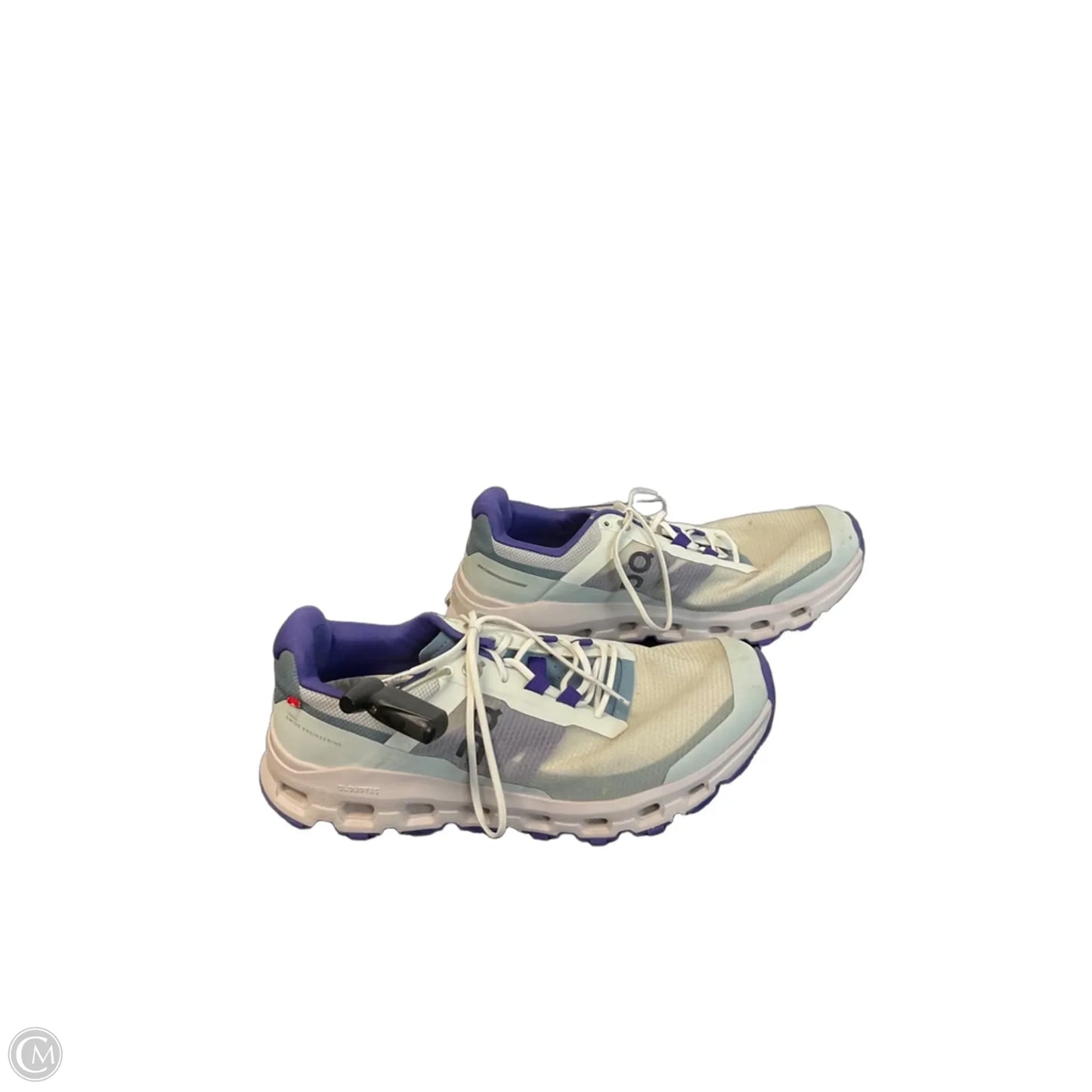 Shoes Athletic By On Cloud In Purple & White, Size: 7
