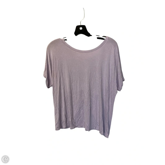 Top Short Sleeve By Love Tree In Purple, Size: M