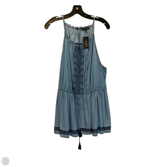 Top Sleeveless By Lane Bryant In Blue, Size: 24