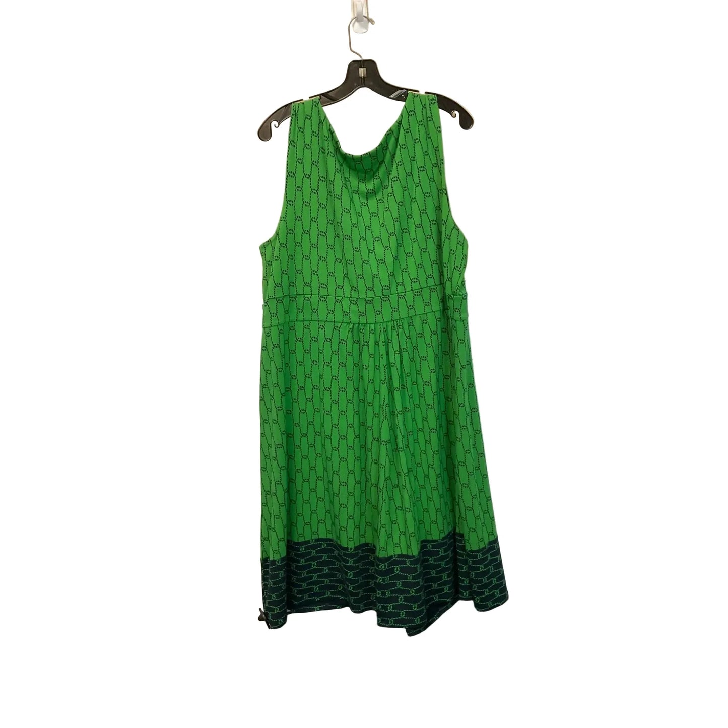 Dress Casual Short By Lands End In Green, Size: 2x