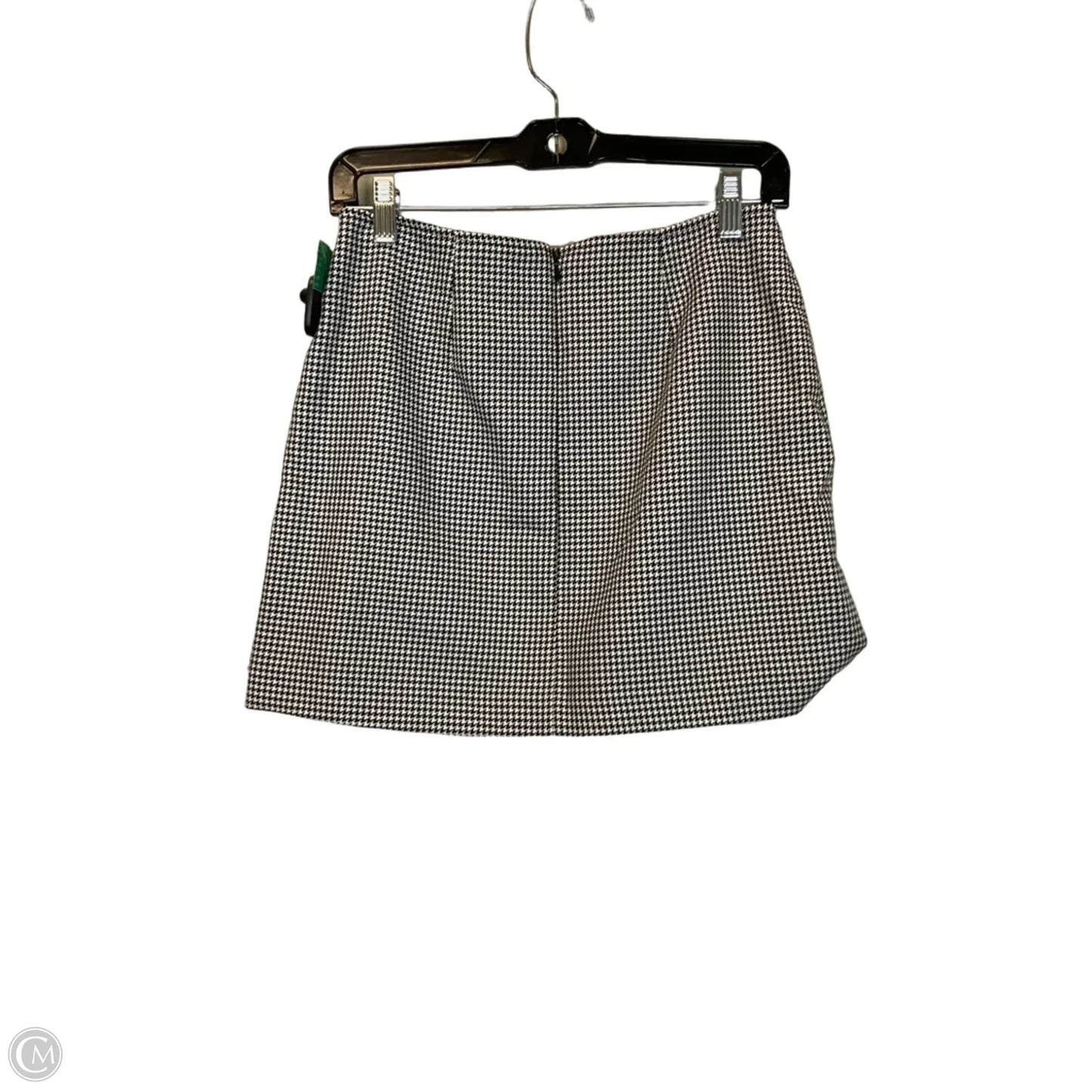 Skirt Midi By Forever 21 In Black & White, Size: M