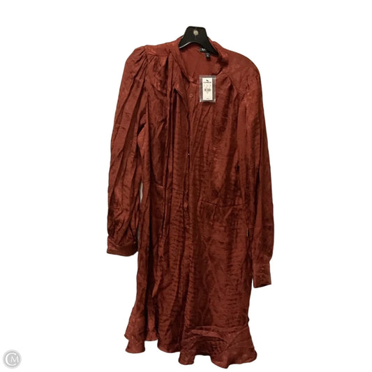 Dress Casual Short By Express In Brown, Size: Xl