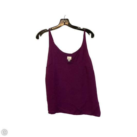 Top Sleeveless By A New Day In Purple, Size: M