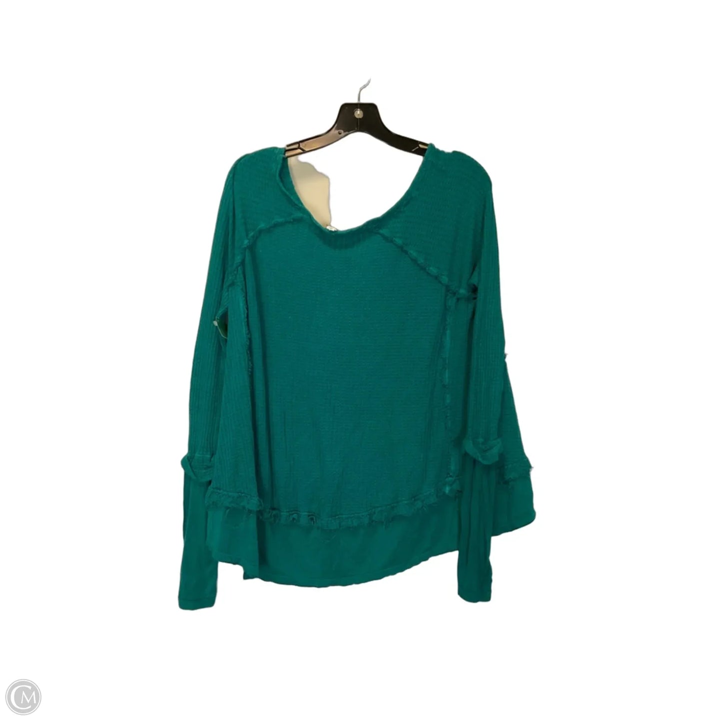 Top Long Sleeve By We The Free In Green, Size: Small