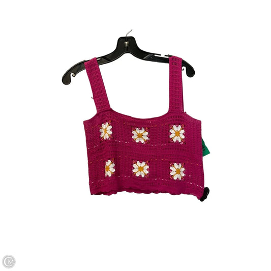 Top Sleeveless By Rebellion In Pink, Size: M