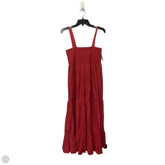 Dress Casual Maxi By Chelsea And Theodore In Red, Size: M
