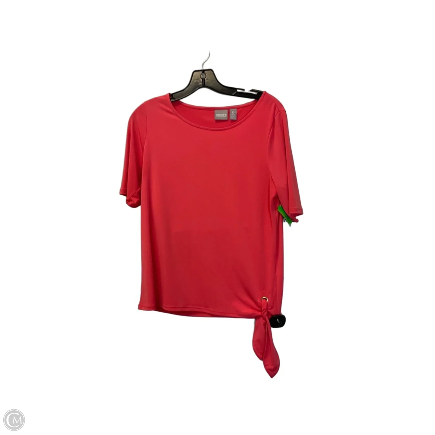 Top Short Sleeve By Chicos In Paisley Print, Size: Xs
