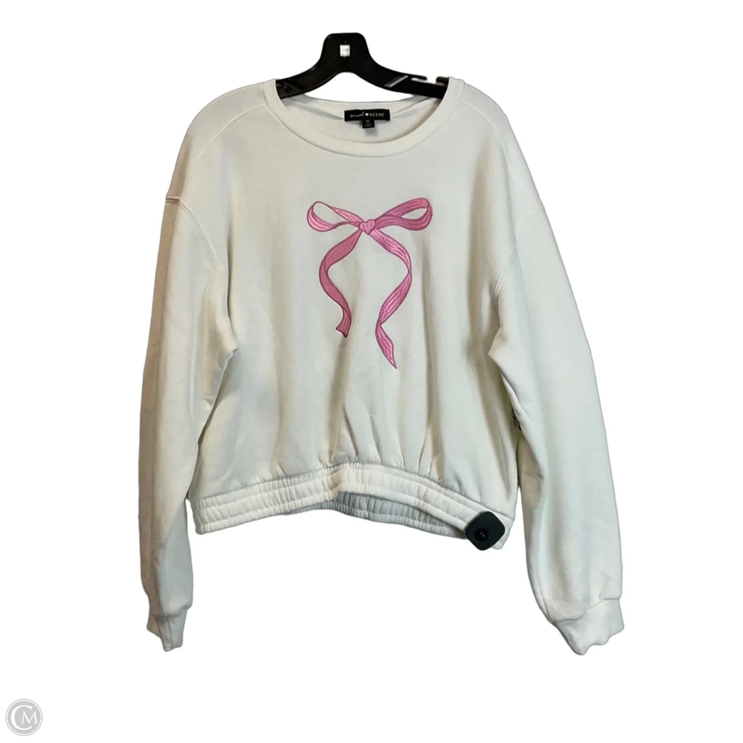 Tunic 3/4 Sleeve By Clothes Mentor In Beige, Size: Xl