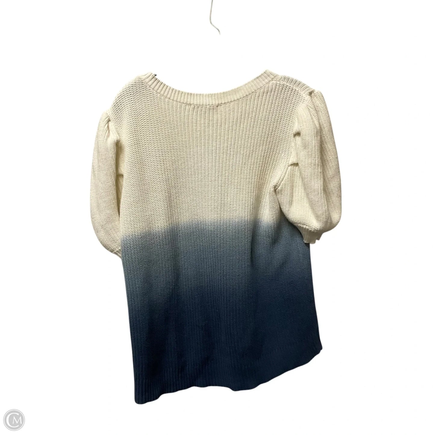 Top Short Sleeve By Skies Are Blue In Blue, Size: L
