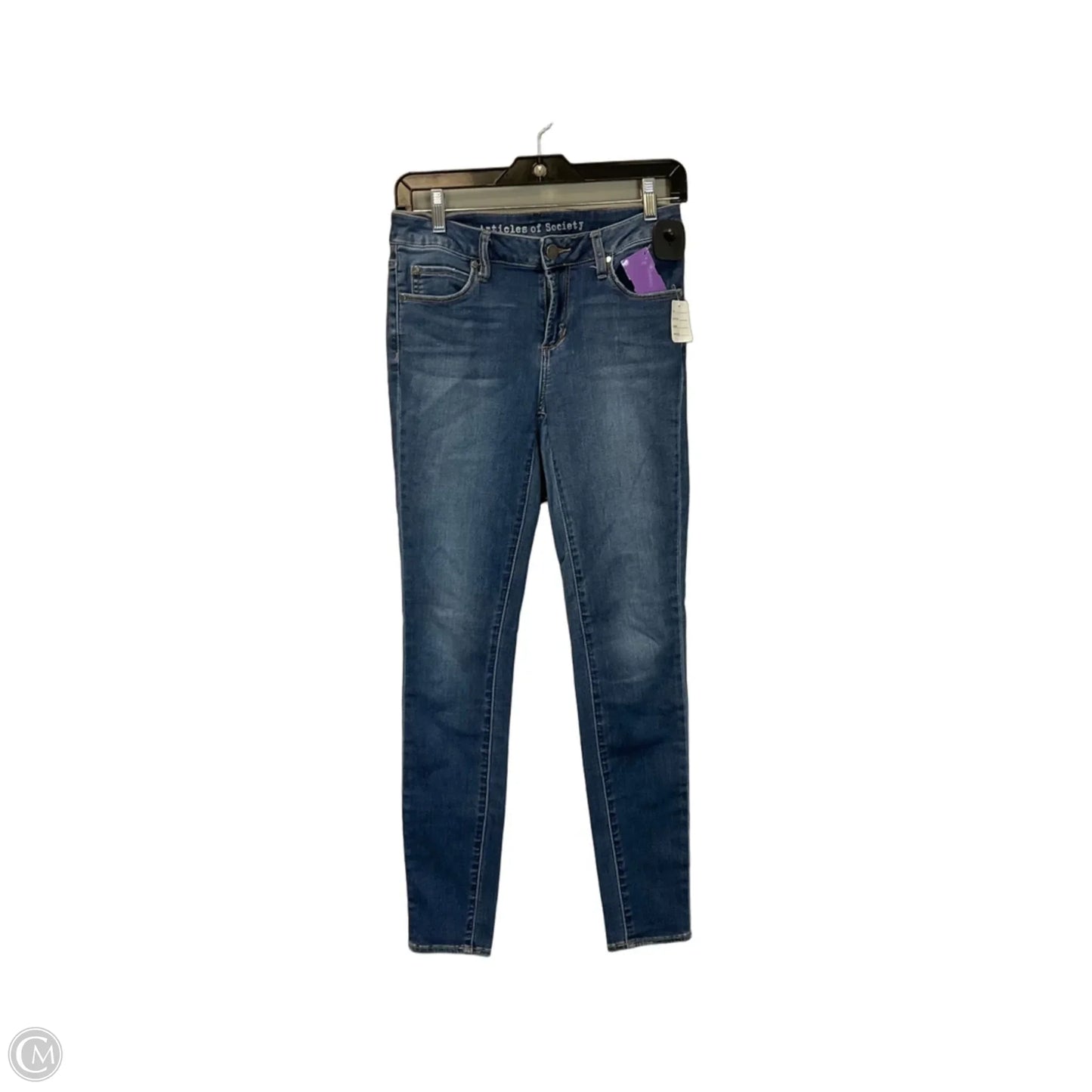 Jeans Skinny By Articles Of Society In Blue Denim, Size: 2