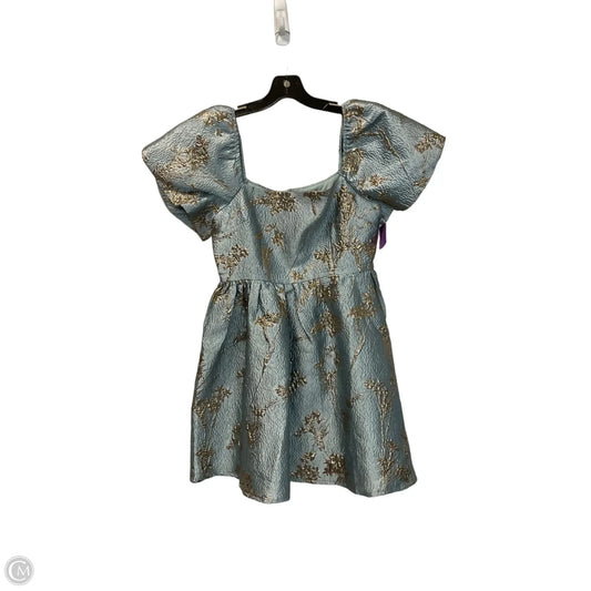 Dress Casual Short By She + Sky In Blue, Size: M