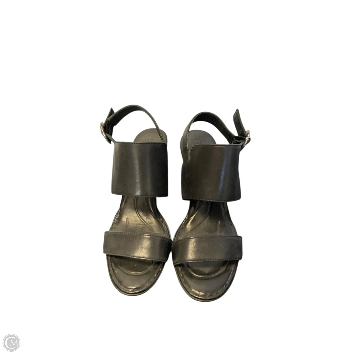 Sandals Heels Block By Born In Black, Size: 6