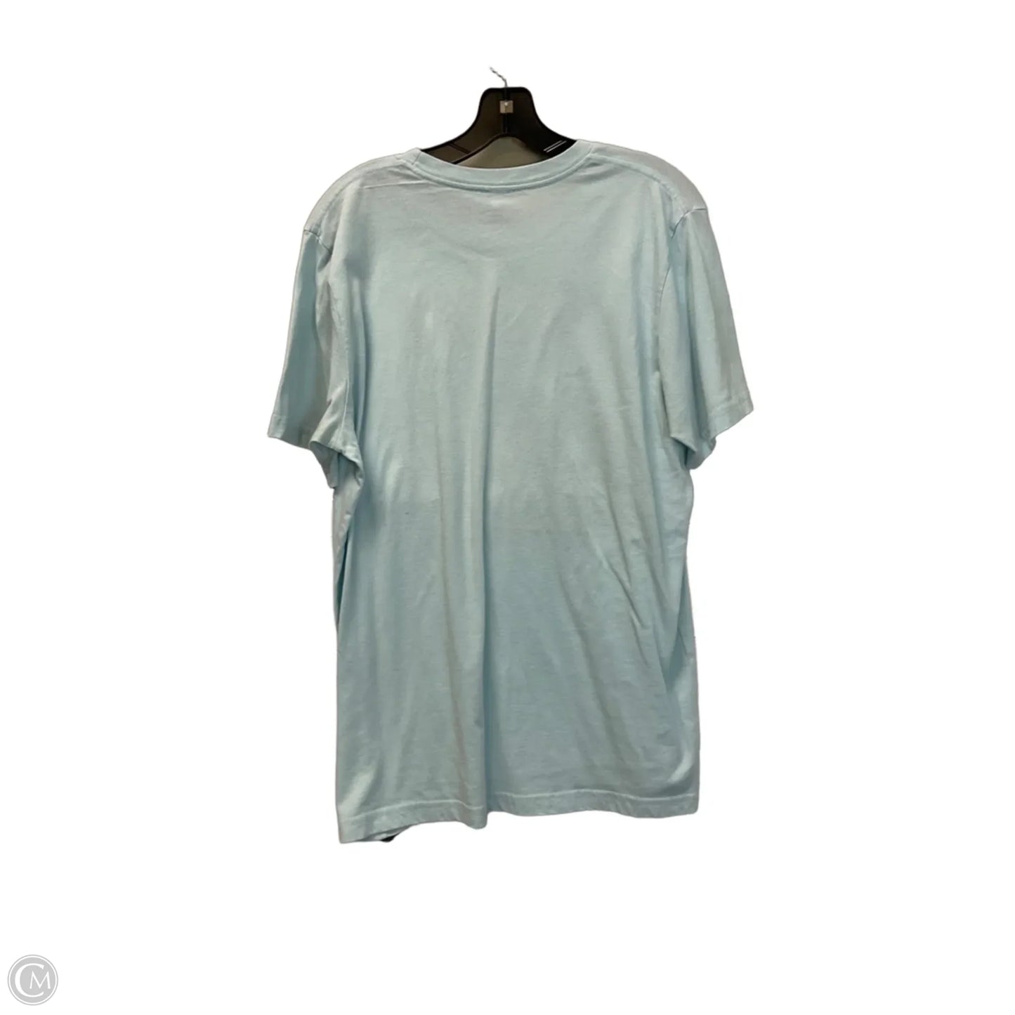 Top Short Sleeve By Canvas In Blue, Size: L