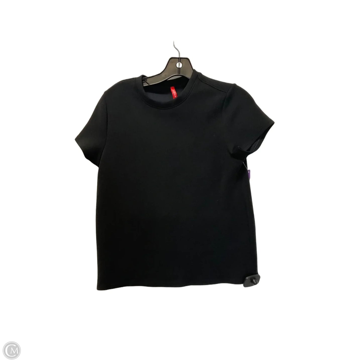 Top Short Sleeve By Spanx In Black, Size: S