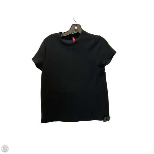 Top Short Sleeve By Spanx In Black, Size: S