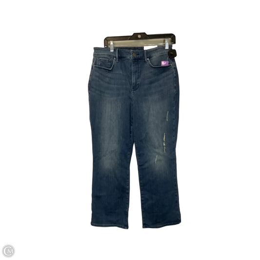 Jeans Straight By Not Your Daughters Jeans In Blue Denim, Size: 12
