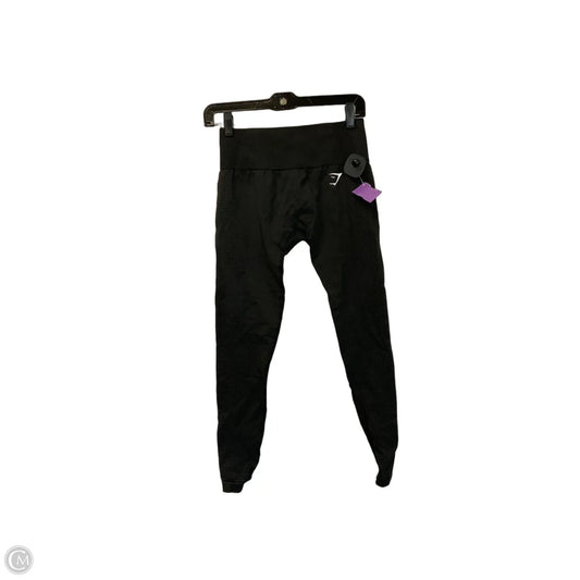 Athletic Leggings By Gym Shark In Black, Size: M