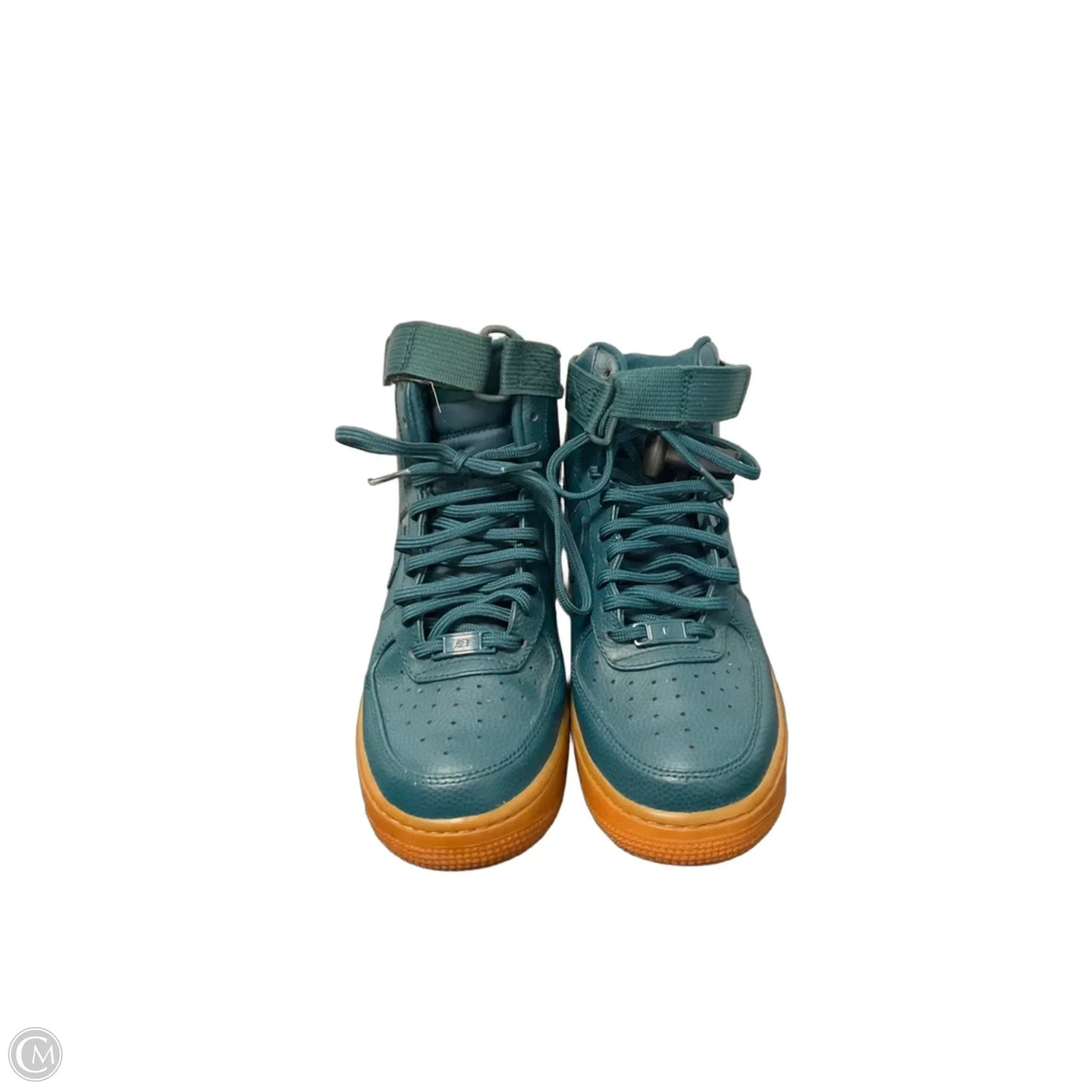 Shoes Sneakers By Nike In Teal, Size: 8