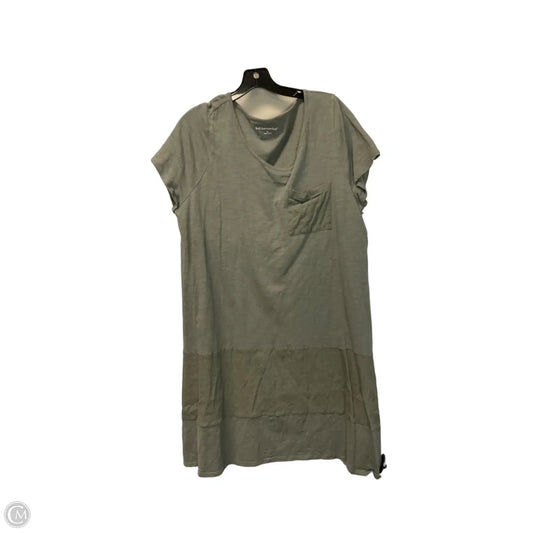 Top Short Sleeve Basic By Soft Surroundings In Green, Size: 1x
