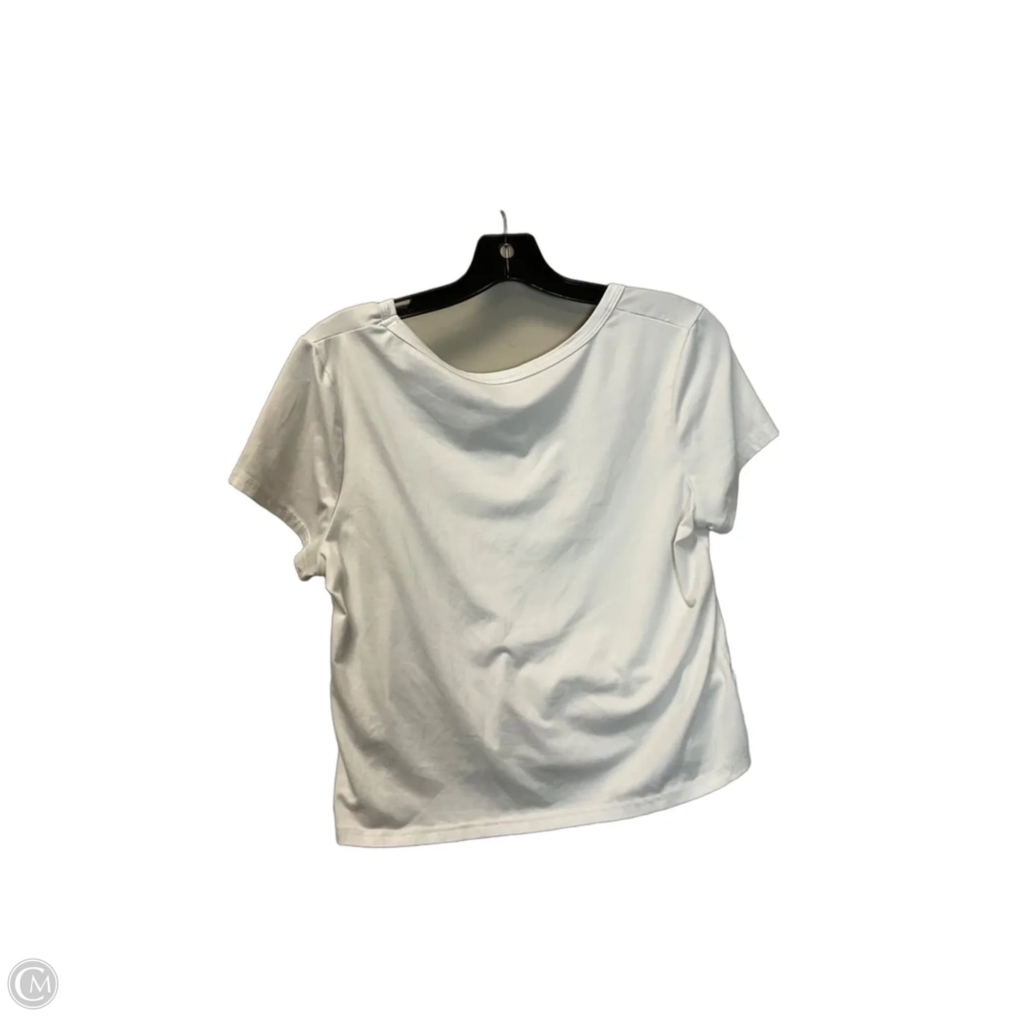Top Short Sleeve Basic By Olivia Rae In White, Size: L
