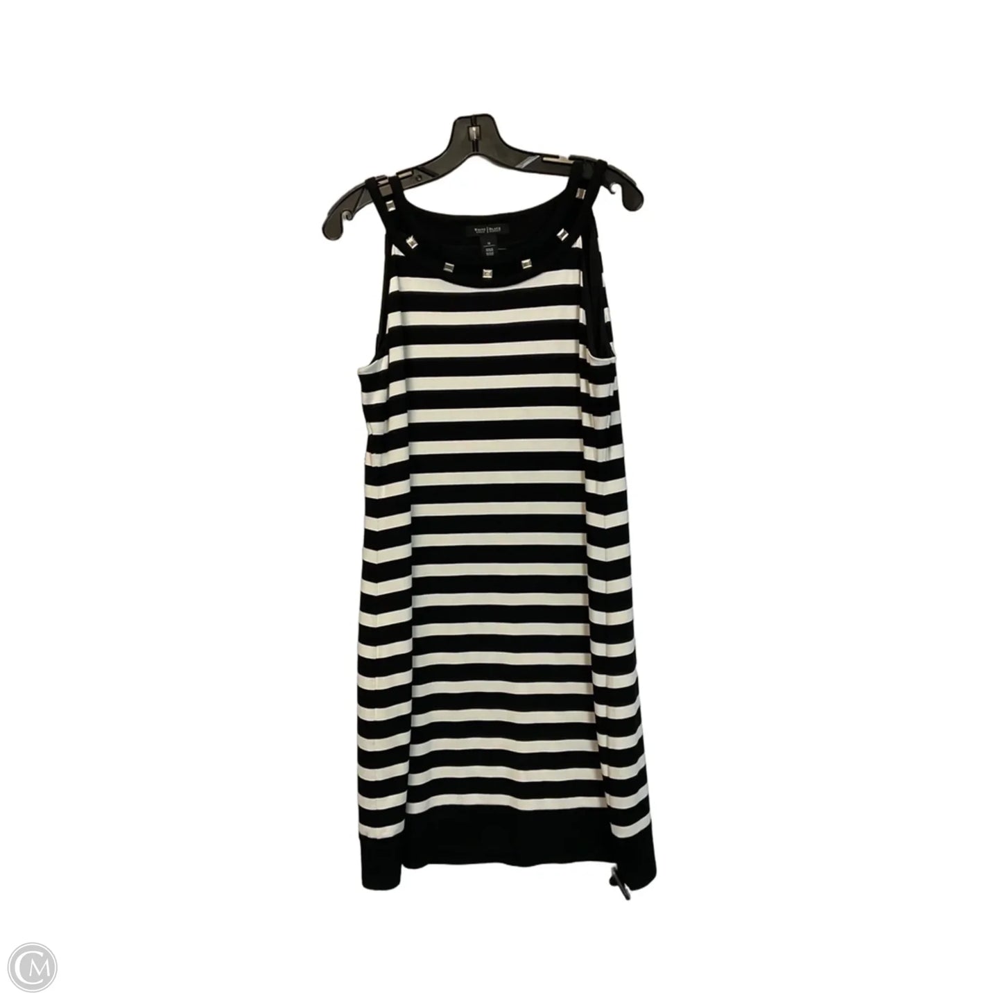 Dress Work By White House Black Market In Black & White, Size: M