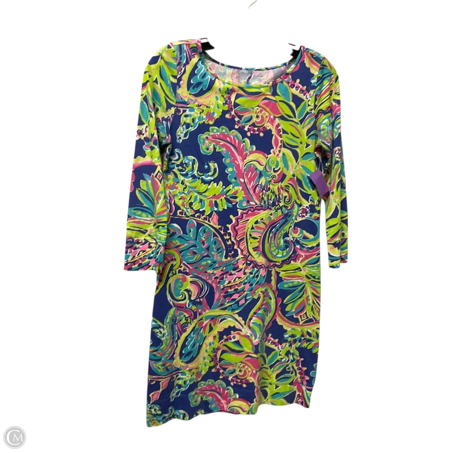 Dress Designer By Lilly Pulitzer In Blue & Green, Size: Xs