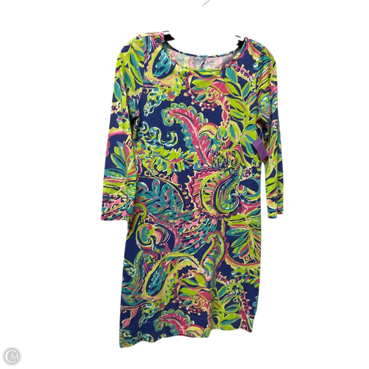 Dress Designer By Lilly Pulitzer In Blue & Green, Size: Xs