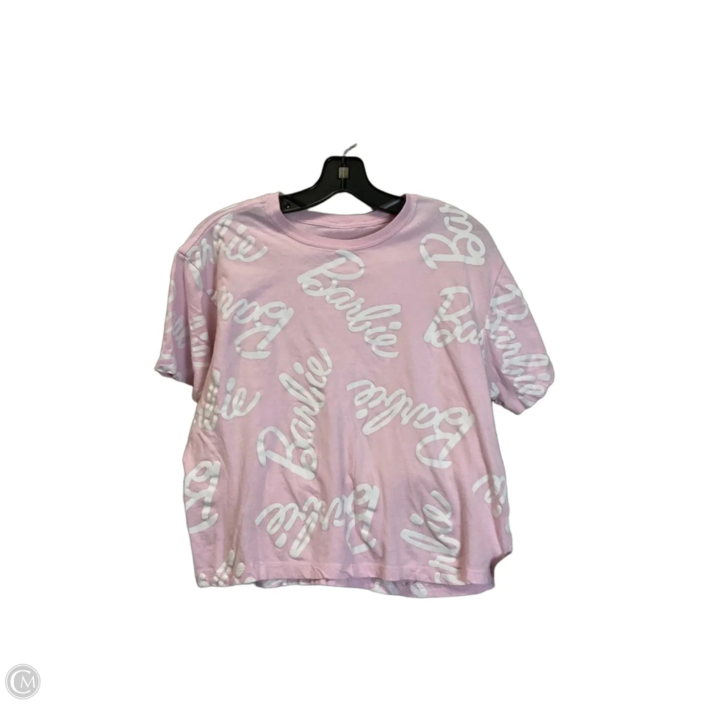 Top Short Sleeve Basic By Clothes Mentor In Pink, Size: M