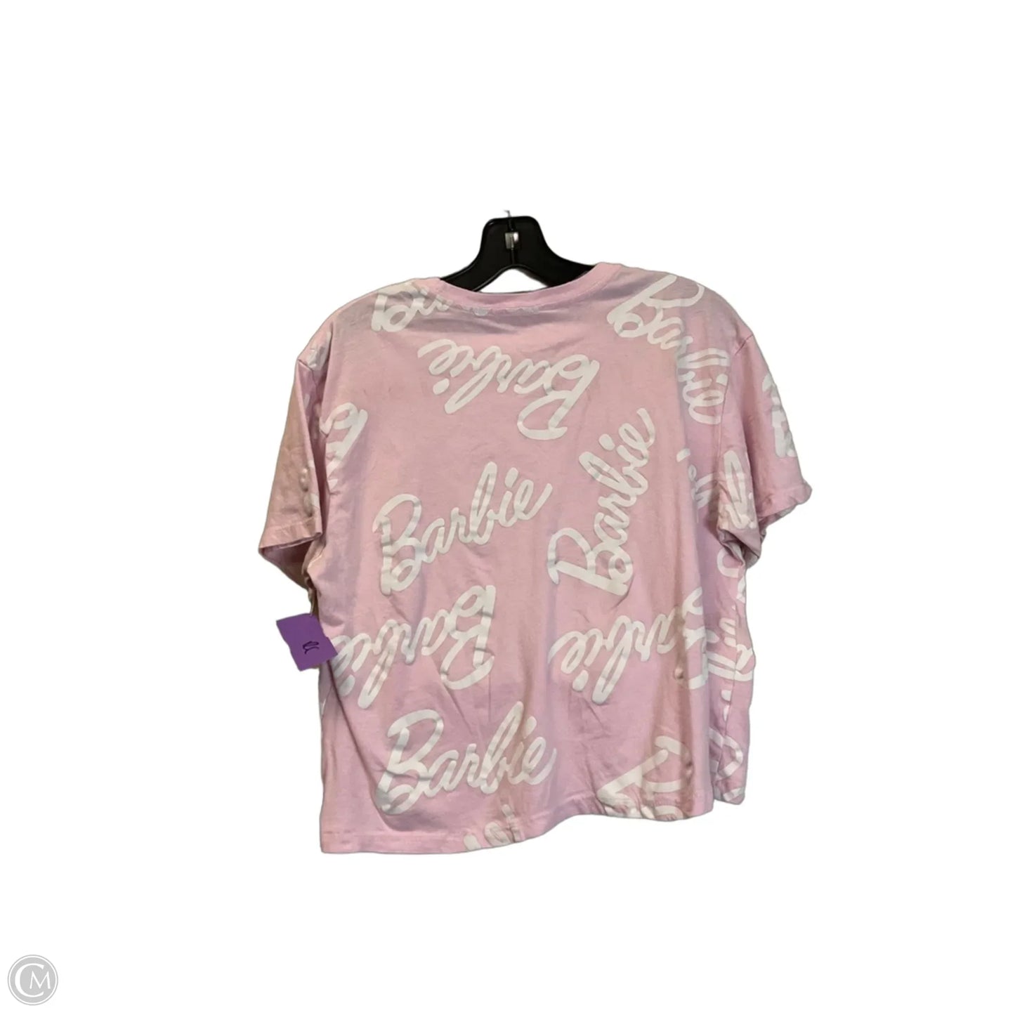 Top Short Sleeve Basic By Clothes Mentor In Pink, Size: M