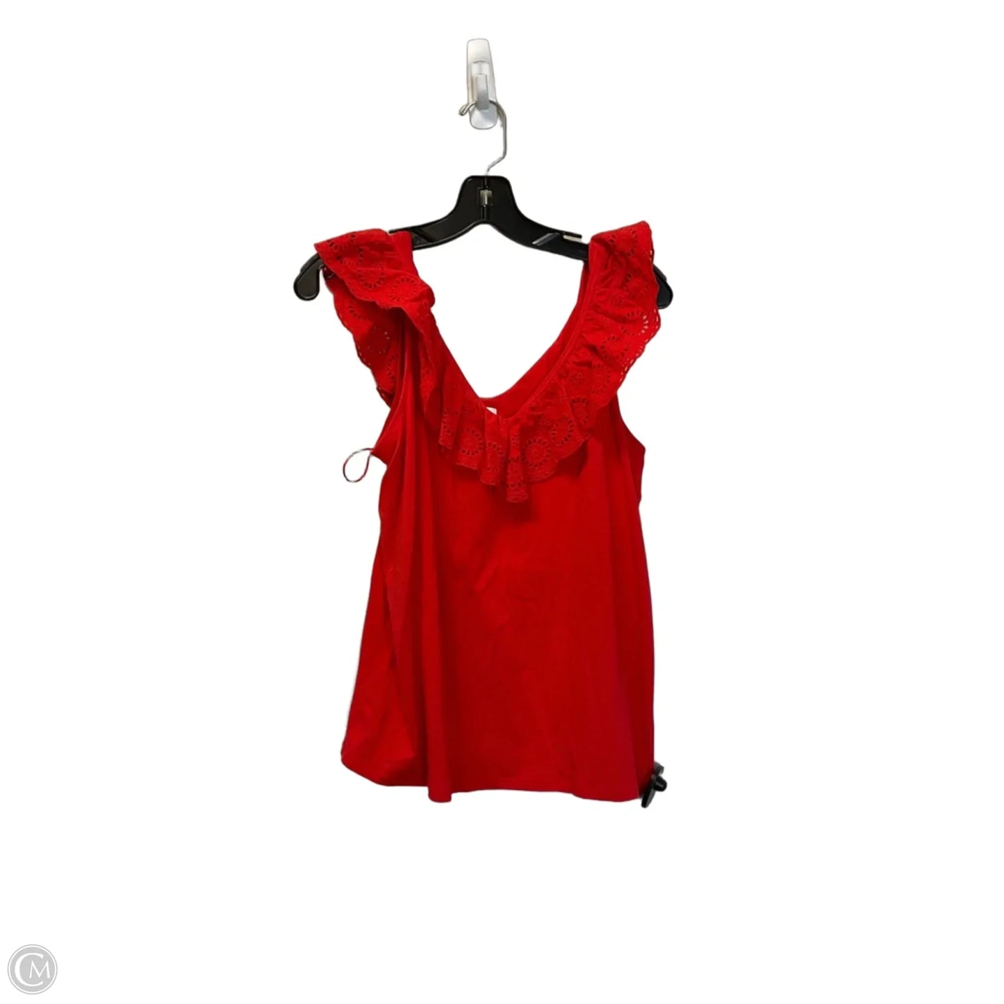 Top Sleeveless By Crown And Ivy In Red, Size: L