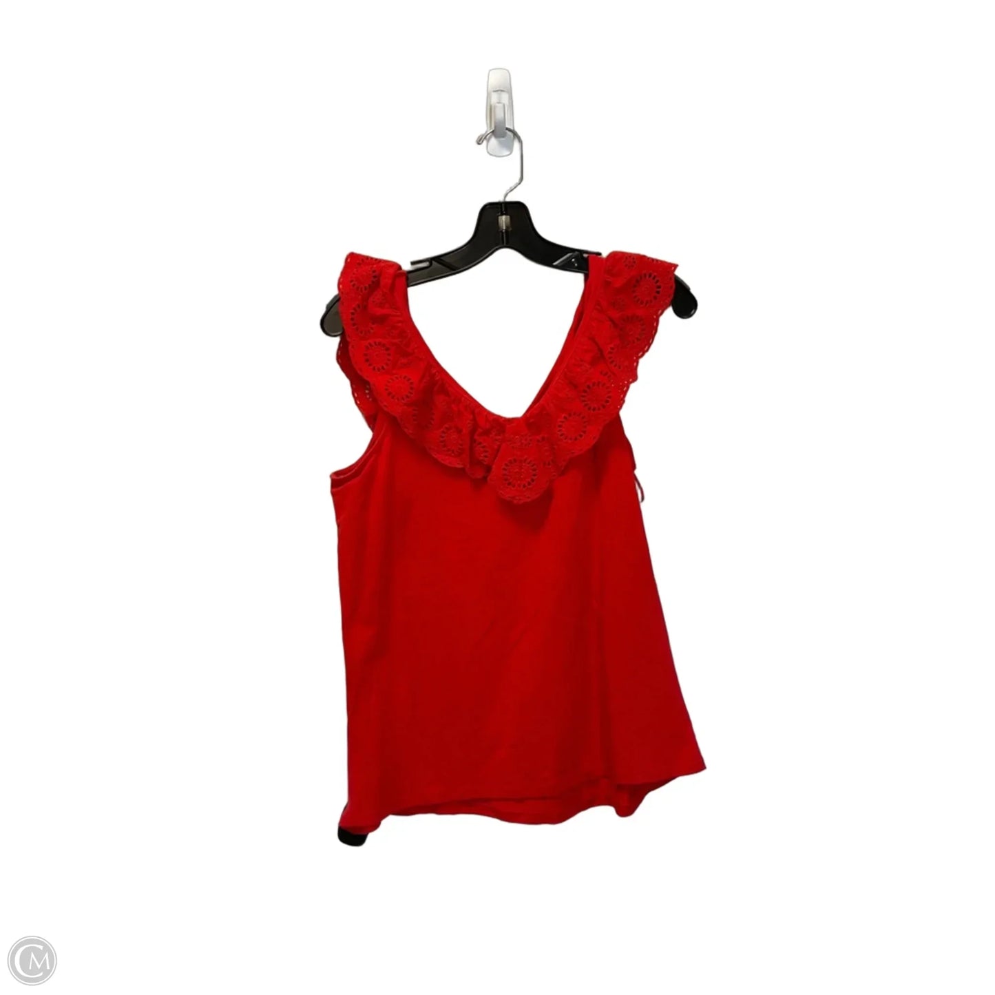 Top Sleeveless By Crown And Ivy In Red, Size: L