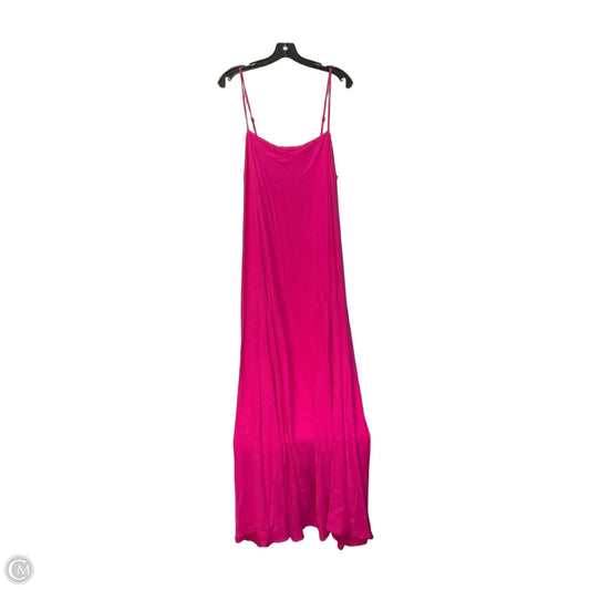 Dress Casual Maxi By Loft In Pink, Size: L