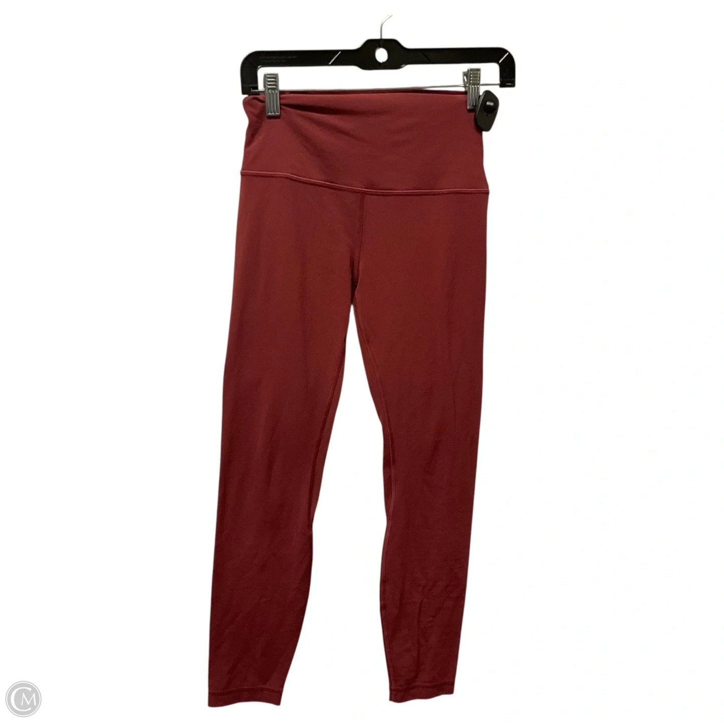 Athletic Leggings By Lululemon In Red, Size: 6